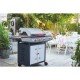 CHURRASQUEIRA A GAS TGP 4700 MISTO PECAS FERRO FUNDIDO ESMALTADO ACO INOX E ACO CARBONO TRAMONTINA