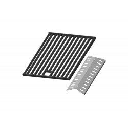 GRELHA E COBERTURA DO QUEIMADOR TGP-4700-GRELHA FERRO E COBERTURA ACO INOX P CHURRASQUEIR TRAMONTINA