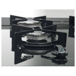 FOGAO DE PISO FISCHER 4Q GRAND CHEFF GAS SILVER BIVOLT