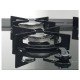 FOGAO DE PISO FISCHER 4Q GRAND CHEFF GAS SILVER BIVOLT
