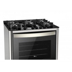 FOGÃO DE PISO FISCHER 5Q GRAND CHEFF GÁS INOX C GRILL