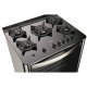 FOGÃO DE PISO FISCHER 5Q GRAND CHEFF GÁS INOX C GRILL