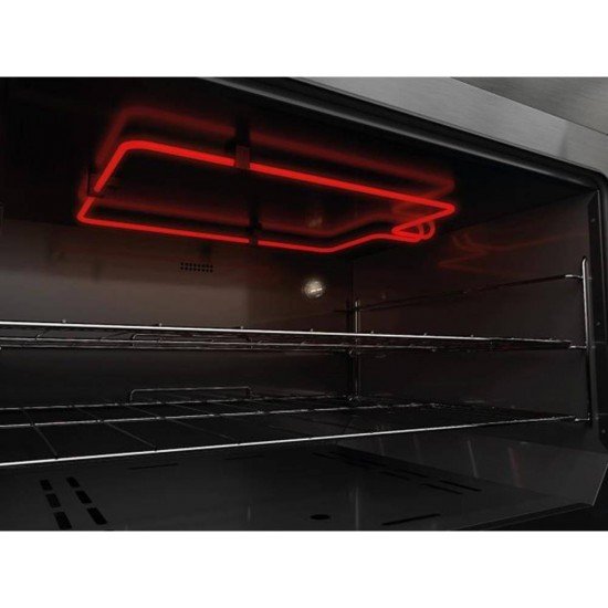 FOGÃO DE PISO FISCHER 5Q GRAND CHEFF GÁS INOX C GRILL