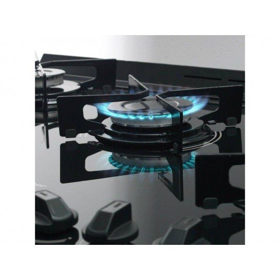 FOGAO DE PISO FISCHER 5Q GRAND CHEFF GAS SILVER BIVOLT