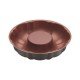 FORMA PARA BOLO VERMONT EM ALUMINIO COBRE ANTIADERENTE STARFLON T1 GRAFITE 24 CM 2 L TRAMONTINA