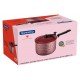 PIPOQUEIRA TRAMONTINA MY LOVELY KITCHEN EM ALUMÍNIO ROSA COM REVESTIMENTO INTERNO ANTIADERENTE VERMELHO STARFLON MAX COM CABO BAQUELITE 20 CM 3,5 L
