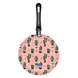 FRIGIDEIRA TRAMONTINA EM ALUMÍNIO COM REVESTIMENTO ANTIADERENTE STARFLON MAX E EXTERNO SILICONADO 24 CM 1,2 L