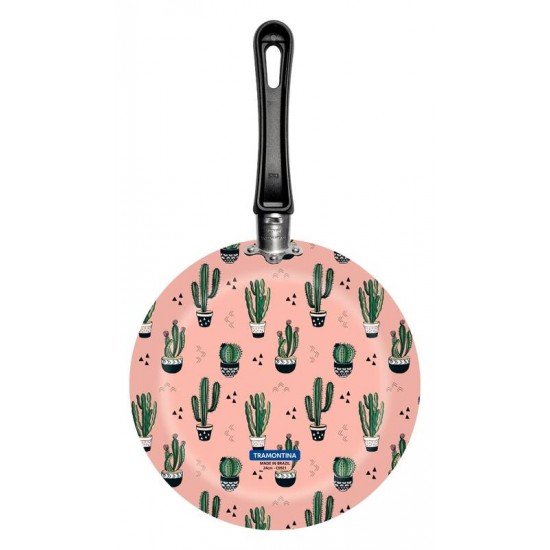 FRIGIDEIRA TRAMONTINA EM ALUMÍNIO COM REVESTIMENTO ANTIADERENTE STARFLON MAX E EXTERNO SILICONADO 24 CM 1,2 L