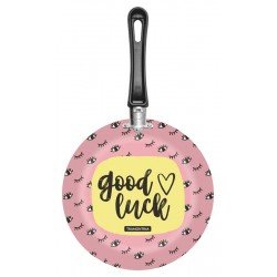 FRIGIDEIRA EM ALUMINIO STARFLON MAX E EXTERNO DE SILICONE ESTAMPADO ROSA 22 CM 1 L TRAMONTINA