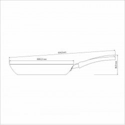 FRIGIDEIRA EM ALUMINIO STARFLON MAX E EXTERNO DE SILICONE ESTAMPADO BRANCO 26 CM 1,8 L TRAMONTINA