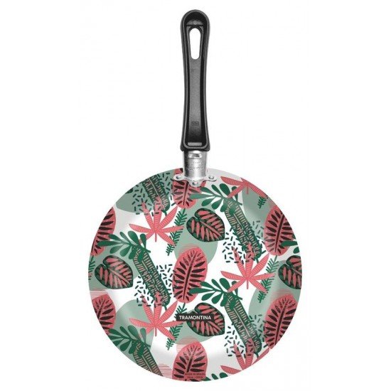 FRIGIDEIRA EM ALUMINIO STARFLON MAX E EXTERNO DE SILICONE ESTAMPADO BRANCO 26 CM 1,8 L TRAMONTINA