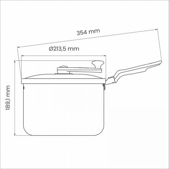 PIPOQUEIRA TRAMONTINA MULHER-MARAVILHA 1984 EM ALUMÍNIO COM REVESTIMENTO INTERNO E EXTERNO EM ANTIADERENTE STARFLON MAX FURTA COR 20 CM 3,5 L