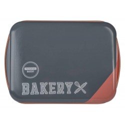 ASSADEIRA FUNDA 34CM 4 5L BAKERY CINZA ALUMINIO COM REV ANTIADERENTE E POLIESTER TRAMONTINA