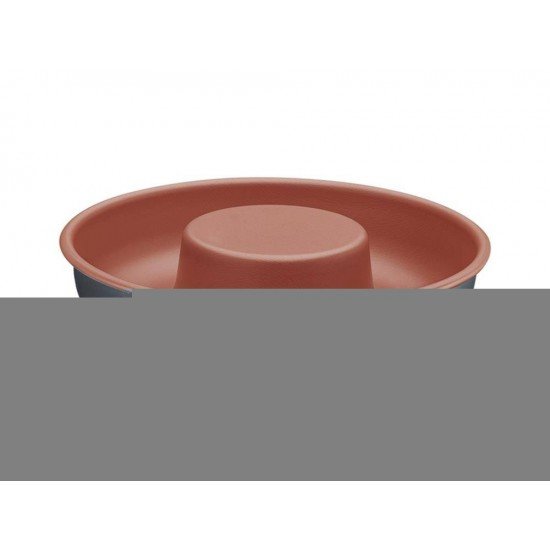 FORMA PARA PAO/ BOLO 24CM BAKERY CINZA ALUMINIO COM REVESTIMENTO ANTIADERENTE TRAMONTINA