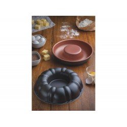 FORMA PARA PAO/ BOLO 24CM BAKERY CINZA ALUMINIO COM REVESTIMENTO ANTIADERENTE TRAMONTINA