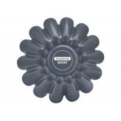 FORMA PARA BRIOCHE 22CM BAKERY CINZA ALUMINIO COM REVESTIMENTO ANTIARERENTE E POLIESTER TRAMONTINA