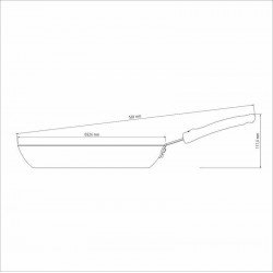 FRIGIDEIRA NAPOLI EM ALUMINIO E EXTERNO ANTIADERENTE STARFLON MAX GRAFITE 32 CM 3,1 L TRAMONTINA