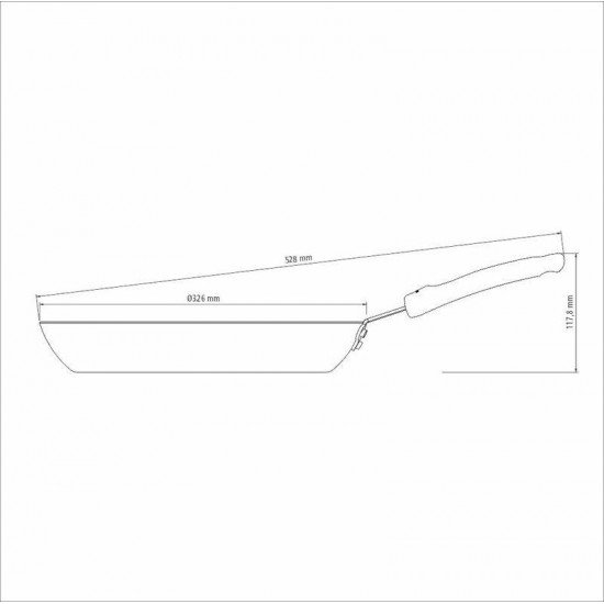 FRIGIDEIRA NAPOLI EM ALUMINIO E EXTERNO ANTIADERENTE STARFLON MAX GRAFITE 32 CM 3,1 L TRAMONTINA