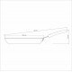FRIGIDEIRA NAPOLI EM ALUMINIO E EXTERNO ANTIADERENTE STARFLON MAX GRAFITE 32 CM 3,1 L TRAMONTINA