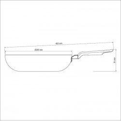 FRIGIDEIRA FUNDA LORETO EM ALUMINIO ANTIADERENTE STARFLON T1 VERMELHA 28 CM 3,3 L TRAMONTINA
