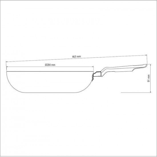 FRIGIDEIRA FUNDA LORETO EM ALUMINIO ANTIADERENTE STARFLON T1 VERMELHA 28 CM 3,3 L TRAMONTINA