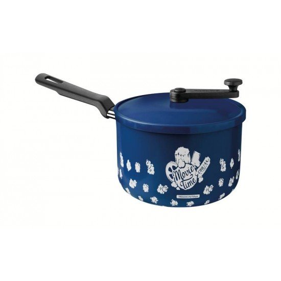 PIPOQUEIRA EM ALUMINIO ANTIADERENTE AZUL 20CM 3,5L TRAMONTINA