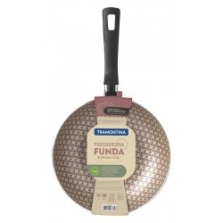 FRIGIDEIRA FUNDA LORETO EM ALUMINIO ANTIADERENTE STARFLON T1 VERMELHO 24 CM 2,2 L TRAMONTINA