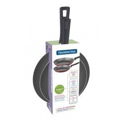 JOGO DE FRIGIDEIRAS LORETO EM ALUMINIO ANTIADERENTE STARFLON T1 VERMELHO 2 PECAS TRAMONTINA