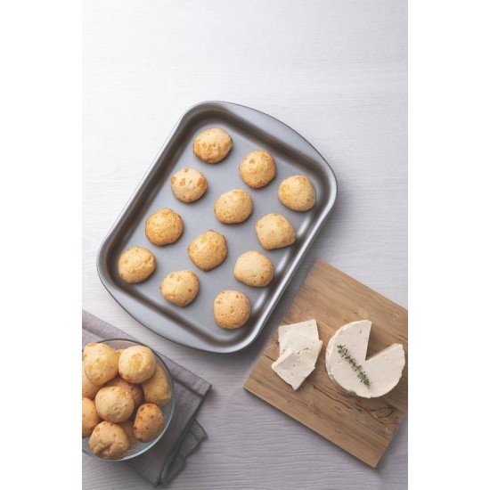 ASSADEIRA RASA FORMIA EM ALUMINIO E EXTERNO ANTIADERENTE STARFLON MAX PRETO 28 CM 2 L TRAMONTINA