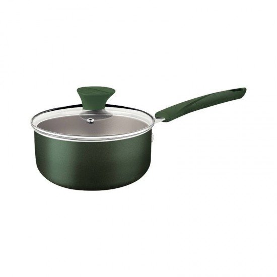 PANELA TRAMONTINA LYF EM ALUMÍNIO COM REVESTIMENTO INTERNO E EXTERNO EM ANTIADERENTE STARFLON MAX VERDE NATUREZA 16 CM 1,5 L