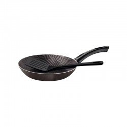 FRIGIDEIRA TRAMONTINA PARIS EM ALUMÍNIO COM REVESTIMENTO INTERNO E EXTERNO EM ANTIADERENTE STARFLON MAX CHUMBO COM ESPÁTULA DE NYLON 18 CM 0,6 L