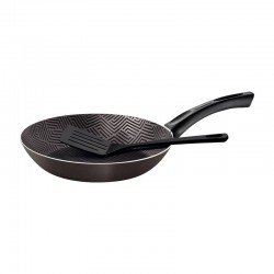 FRIGIDEIRA TRAMONTINA PARIS EM ALUMÍNIO COM REVESTIMENTO INTERNO E EXTERNO EM ANTIADERENTE STARFLON MAX CHUMBO COM ESPÁTULA DE NYLON 24 CM 1,2 L