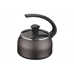 CHALEIRA PARIS TEXTURE EM ALUMINIO E EXTERNO ANTIADERENTE STARFLON MAX GRAFITE 1,9 L TRAMONTINA