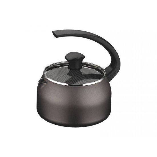 CHALEIRA PARIS TEXTURE EM ALUMINIO E EXTERNO ANTIADERENTE STARFLON MAX GRAFITE 1,9 L TRAMONTINA