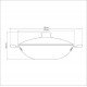 WOK TRAMONTINA PARIS EM ALUMÍNIO COM REVESTIMENTO INTERNO E EXTERNO EM ANTIADERENTE STARFLON MAX CHUMBO COM TAMPA DE VIDRO 32 CM 4,4 L