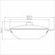 WOK TRAMONTINA PARIS EM ALUMÍNIO COM REVESTIMENTO INTERNO E EXTERNO EM ANTIADERENTE STARFLON MAX CHUMBO COM TAMPA DE VIDRO 36 CM 6,0 L