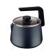 CHALEIRA TRAMONTINA EM ALUMÍNIO COM REVESTIMENTO INTERNO E EXTERNO ANTIADERENTE STARFLON MAX AZUL MARINHO 2,3 L