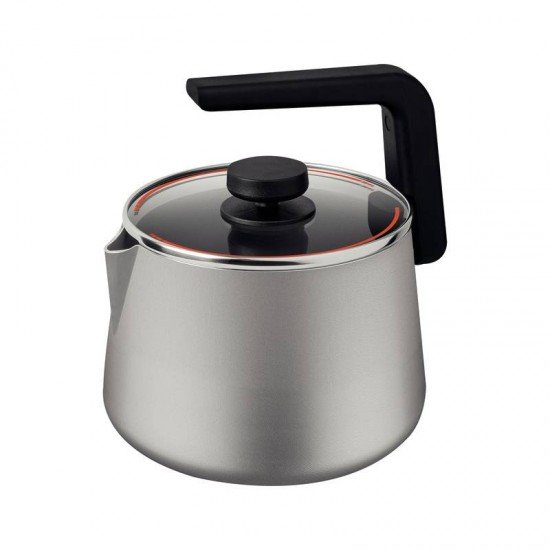 CHALEIRA TRAMONTINA EM ALUMÍNIO COM REVESTIMENTO INTERNO E EXTERNO STARFLON MAX OFF-WHITE 2,3 L