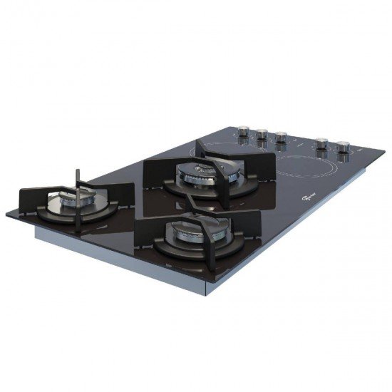 FOGÃO COOKTOP FISCHER 5Q TOP ELÉTRICO E GÁS MESA VITROCERÂMICA 220V FISCHER