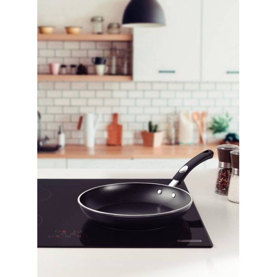 FRIGIDEIRA TRAMONTINA MÔNACO INDUCTION EM ALUMÍNIO COM REVESTIMENTO INTERNO E EXTERNO ANTIADERENTE STARFLON PREMIUM PRETO 20 CM 1 L