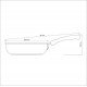 FRIGIDEIRA FUNDA TRAMONTINA MÔNACO INDUCTION EM ALUMÍNIO COM REVESTIMENTO INTERNO E EXTERNO ANTIADERENTE STARFLON PREMIUM PRETO 24 CM 2,7 L