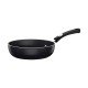 FRIGIDEIRA FUNDA TRAMONTINA MÔNACO INDUCTION EM ALUMÍNIO COM REVESTIMENTO INTERNO E EXTERNO ANTIADERENTE STARFLON PREMIUM PRETO 24 CM 2,7 L