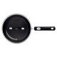 FRIGIDEIRA FUNDA TRAMONTINA MÔNACO INDUCTION EM ALUMÍNIO COM REVESTIMENTO INTERNO E EXTERNO ANTIADERENTE STARFLON PREMIUM PRETO COM TAMPA 24 CM 2,7 L