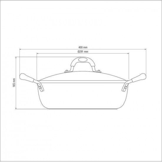 ARROZEIRA TRAMONTINA MÔNACO INDUCTION EM ALUMÍNIO COM REVESTIMENTO INTERNO ANTIADERENTE STARFLON PREMIUM E EXTERNO SILICONADO VERMELHO 28 CM 4,2 L