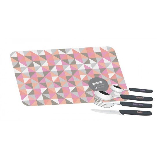 FAQUEIRO COM JOGOS AMERICANOS 20 PECAS TRAMONTINA