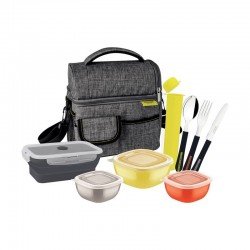 KIT MARMITA COM BOLSA TÉRMICA TRAMONTINA POWER UP 09 PEÇAS
