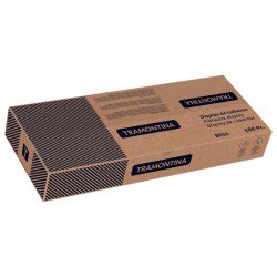 DISPLAY 180 PEÇAS TALHER BLISS COM LÂMINA EM AÇO INOX E CABO DE POLIPRILENO BRANCO TRAMONTINA
