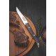 CONJUNTO DE FACAS CHURRASCO PAISANO AÇO INOX COM CABO CASTANHO POLYWOOD ESTOJO DE MADEIRA TRAMONTINA