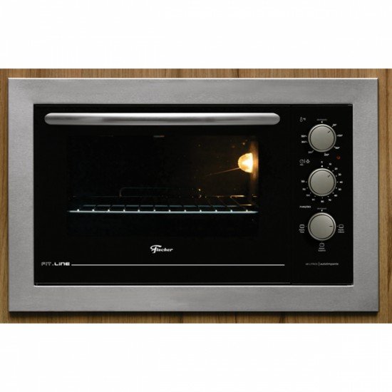 FORNO ELETRICO DE EMBUTIR FIT LINE 48 LITROS INOX FISCHER