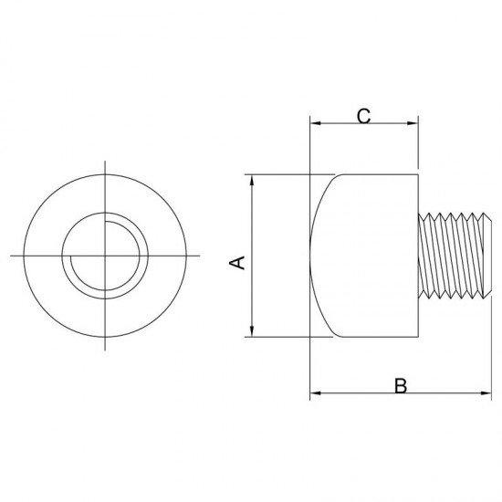 BORDA PLASTICA EM ABS 30 MM TRAMONTINA